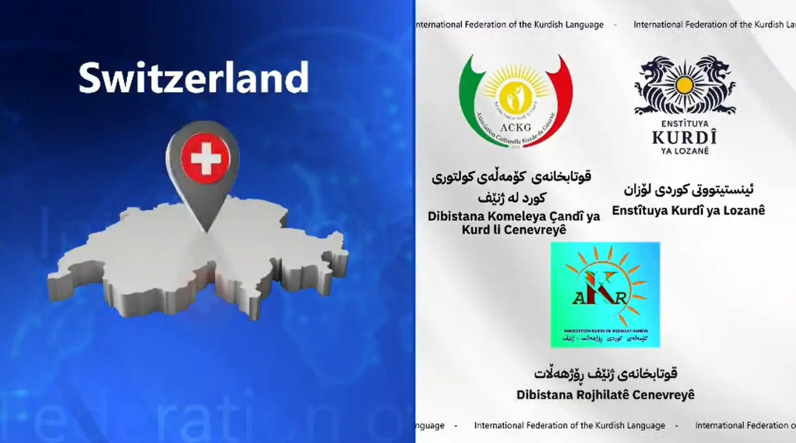 Federasyona Zimanê Kurdî ya Navdewletî û Enstîtuya Kurdî ya Lozanê