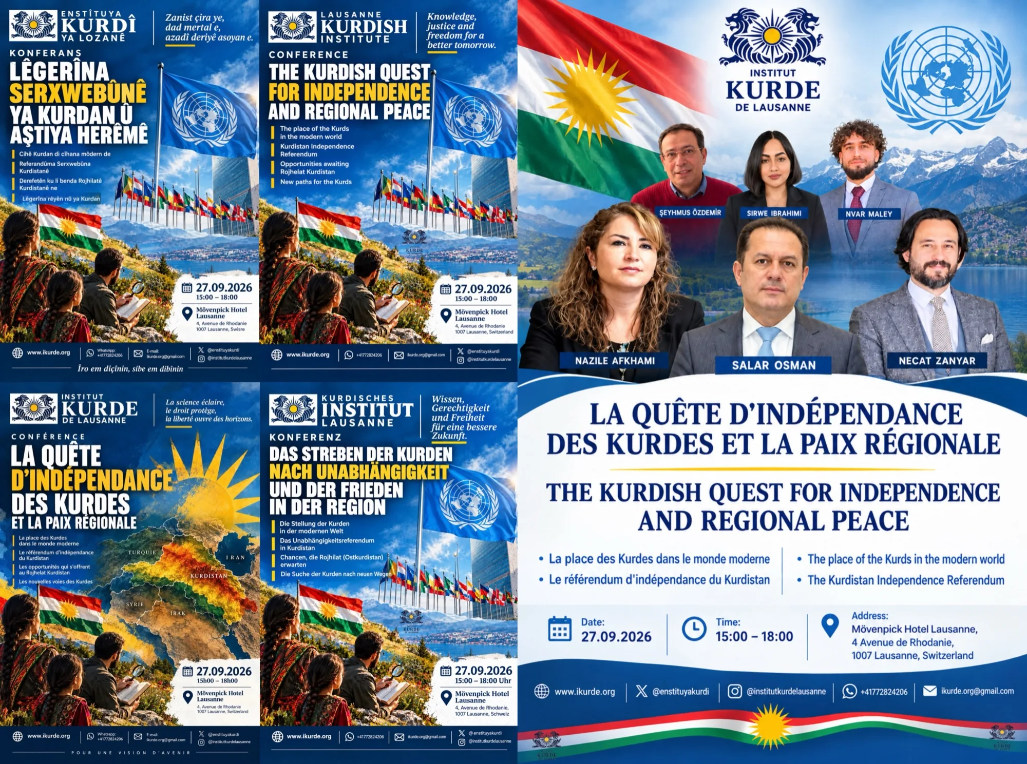 Conferenza: la Ricerca Curda Dell’indipendenza e la Pace Regionale